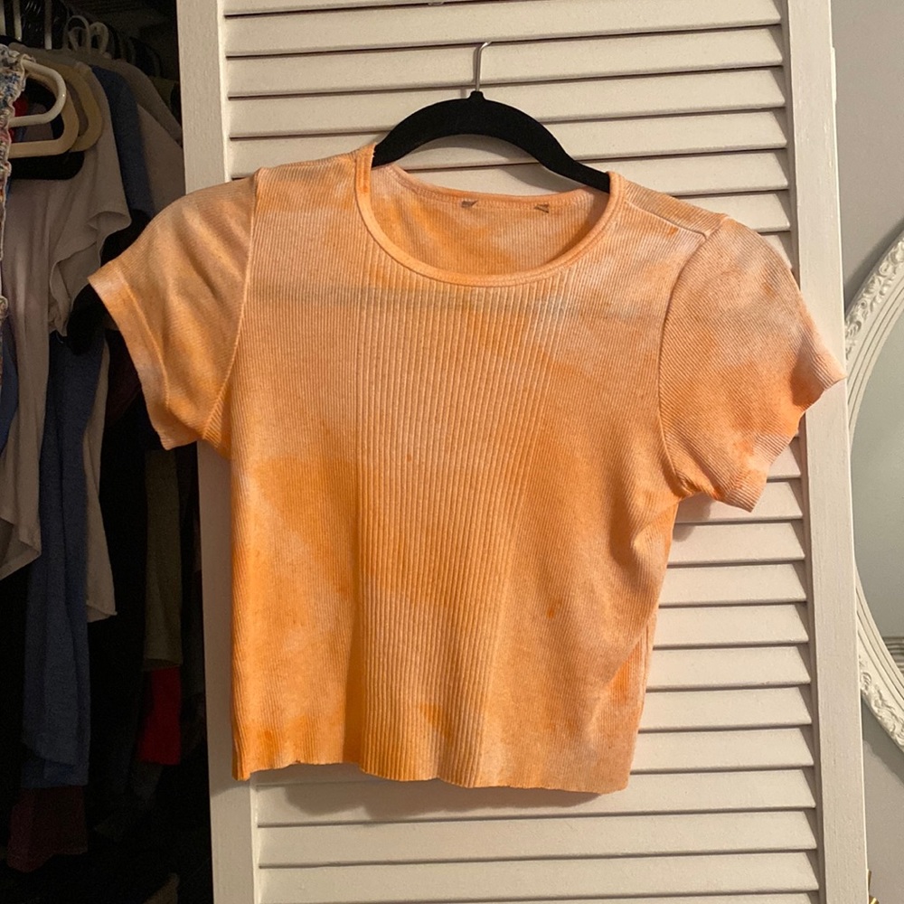 Homemade tie died shirt, super comfy and cute!